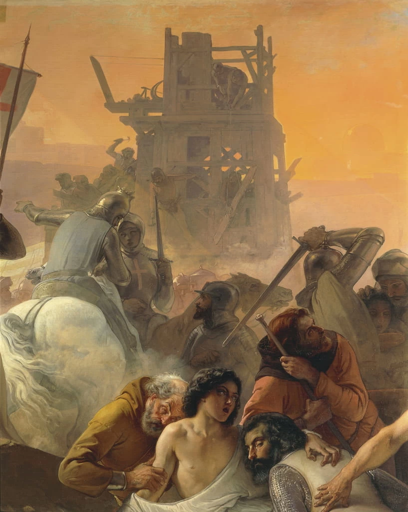 La sete patita dai crociati sotto gerusalemme - dettaglio